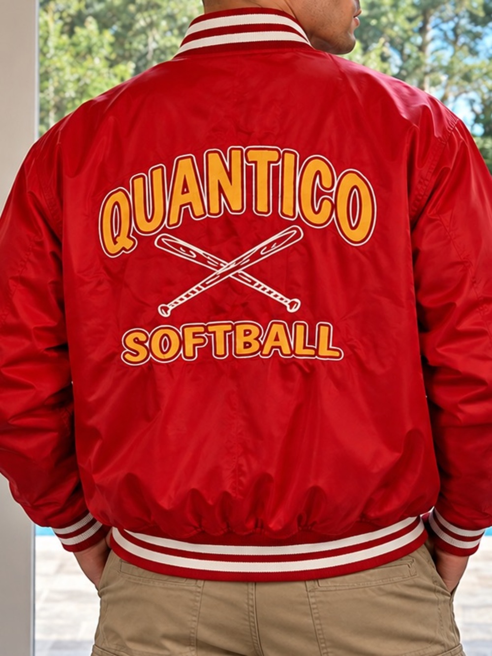 Vintage 1990s/early 2000s Holloway Quantico Softball Jacket Rare